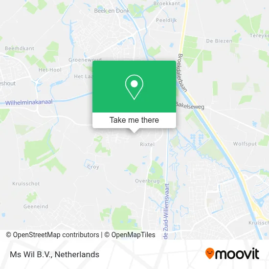 Ms Wil B.V. map
