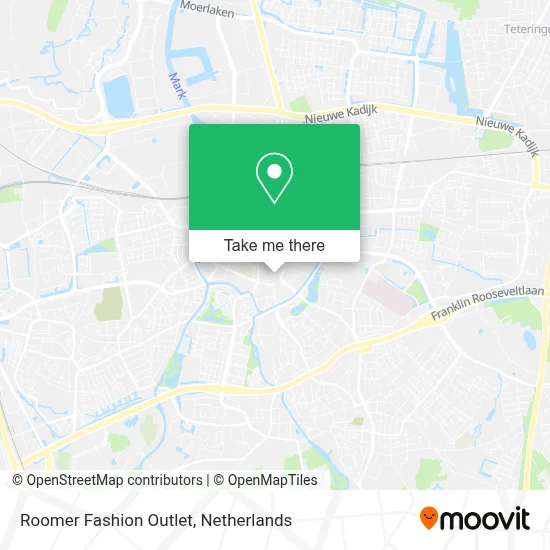 Roomer Fashion Outlet map