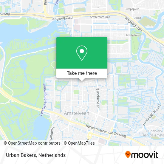 Urban Bakers map