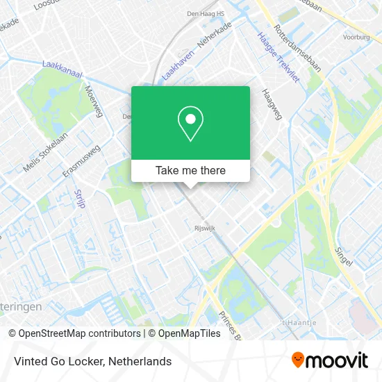 Vinted Go Locker map