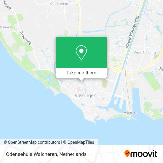 Odensehuis Walcheren map
