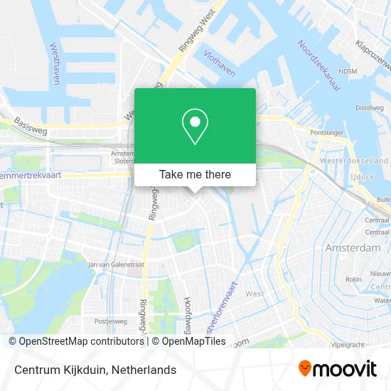 Centrum Kijkduin map