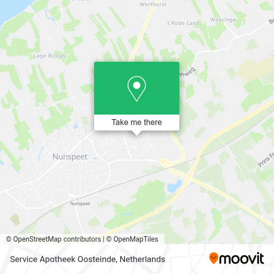 Service Apotheek Oosteinde map