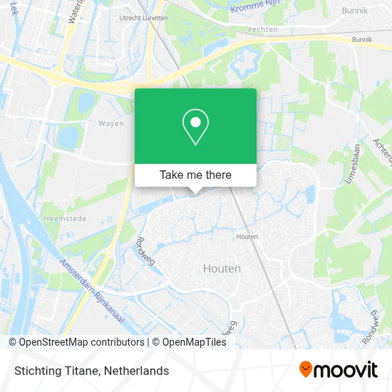 Stichting Titane map