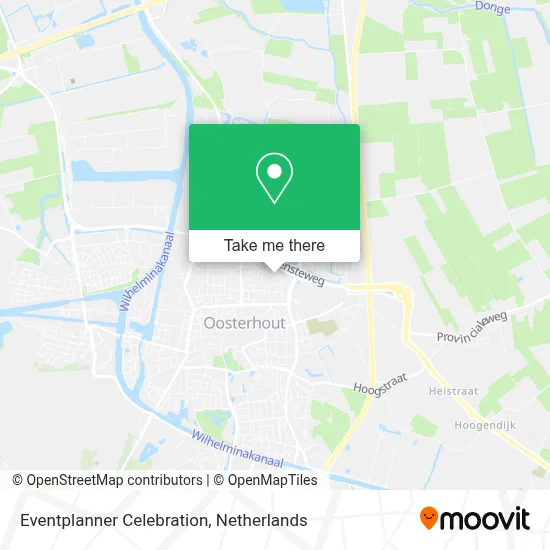 Eventplanner Celebration map