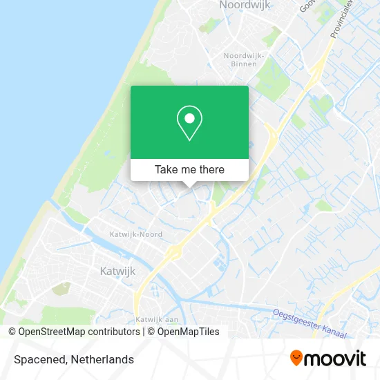 Spacened map