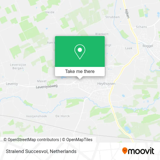 Stralend Succesvol map