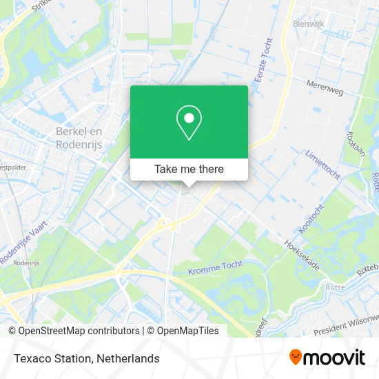 Texaco Station map