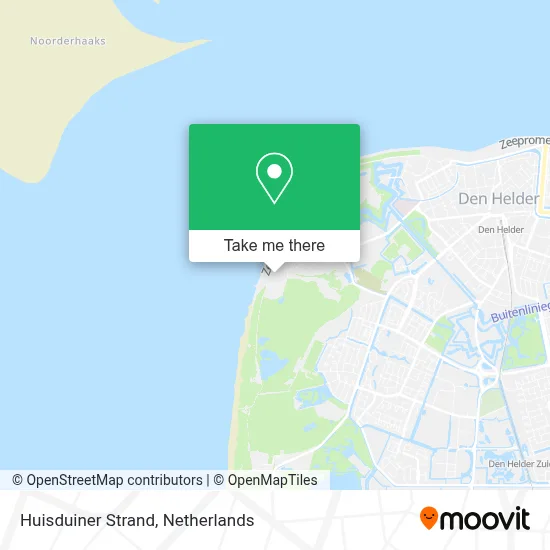 Huisduiner Strand map