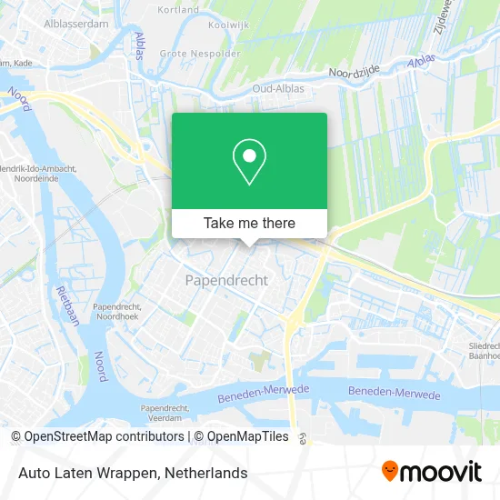 Auto Laten Wrappen Karte