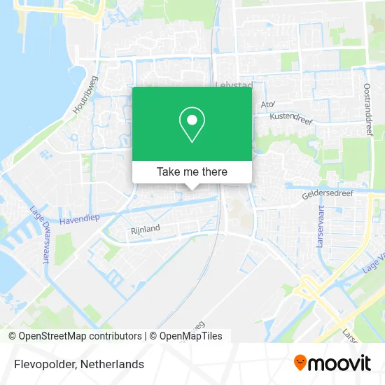 Flevopolder map