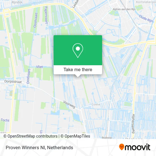 Proven Winners Nl map
