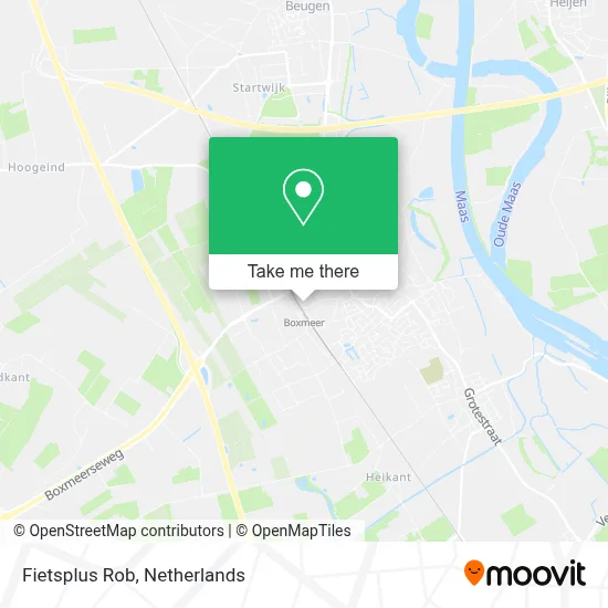 Fietsplus Rob map