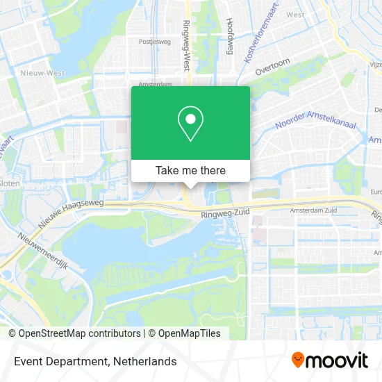 Event Department map