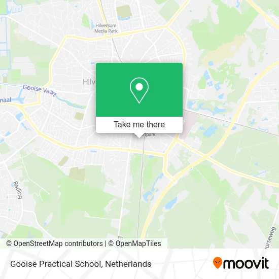 Gooise Practical School map
