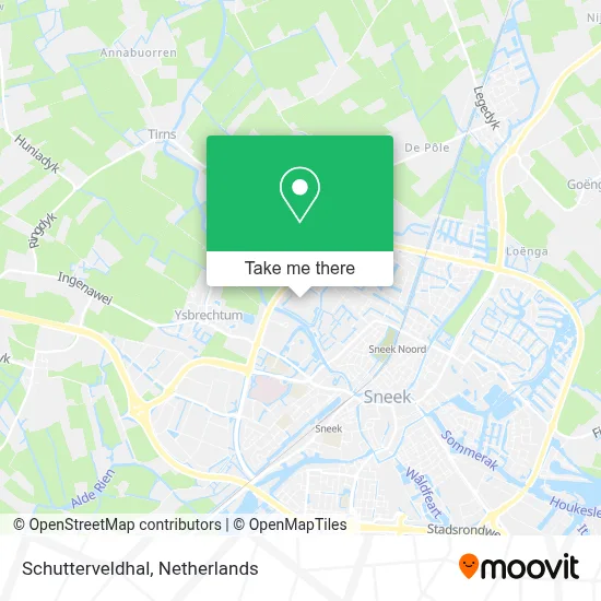 Schutterveldhal map