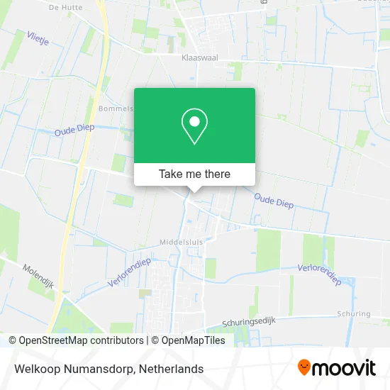 Welkoop Numansdorp map