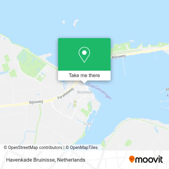 Havenkade Bruinisse map