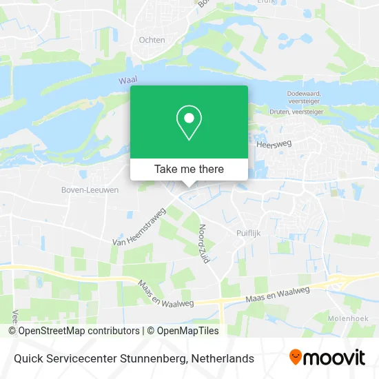 Quick Servicecenter Stunnenberg map