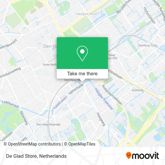 De Glad Store map