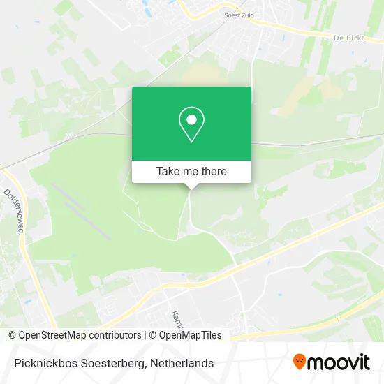 Picknickbos Soesterberg map