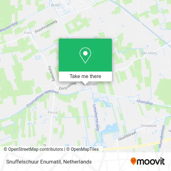 Snuffelschuur Enumatil map