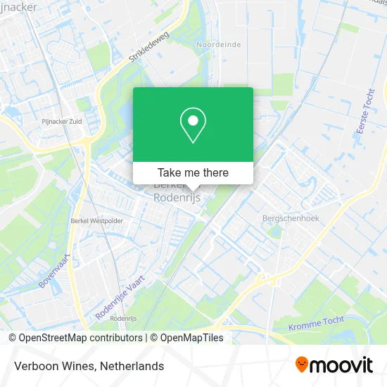 Verboon Wines map