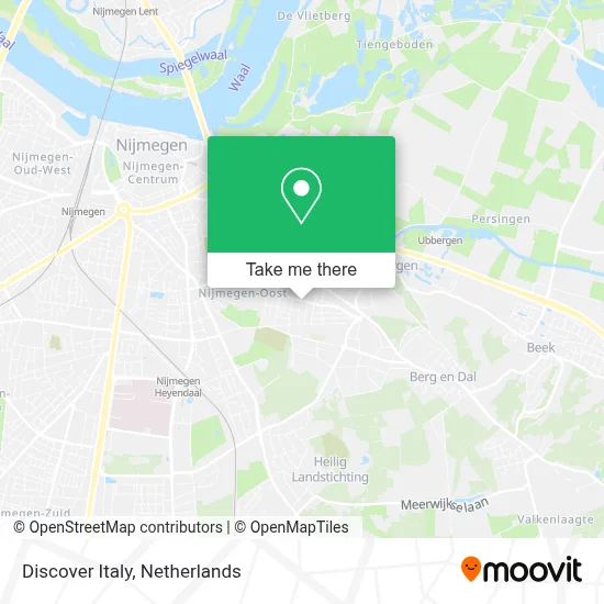 Discover Italy map