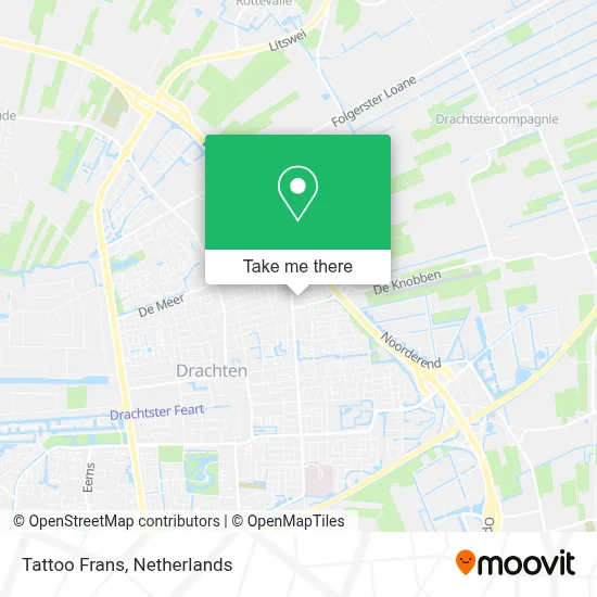 Tattoo Frans map