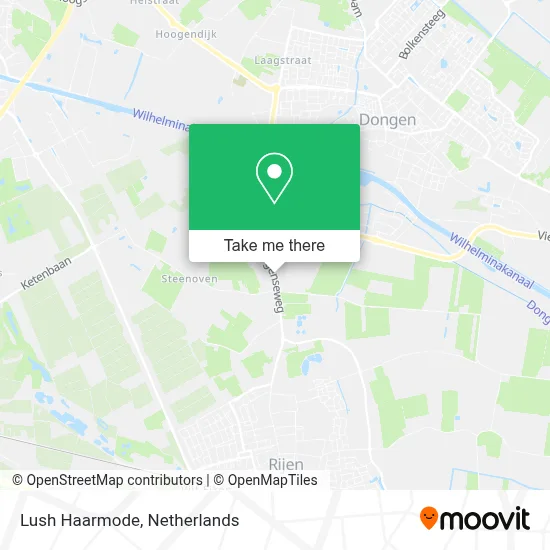 Lush Haarmode map
