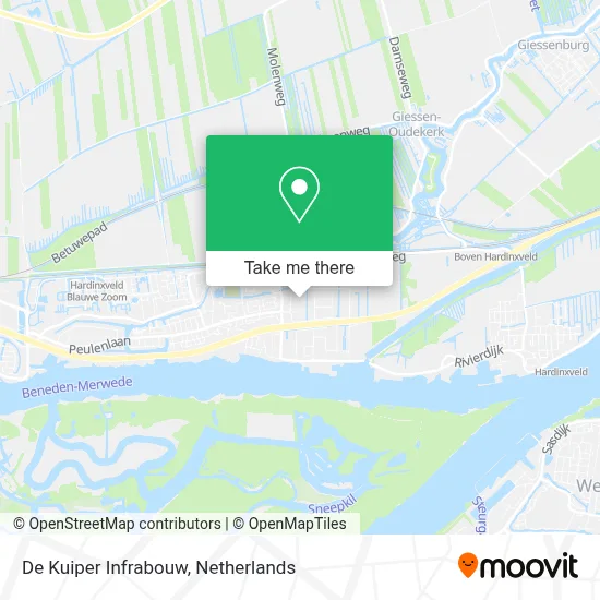 De Kuiper Infrabouw map