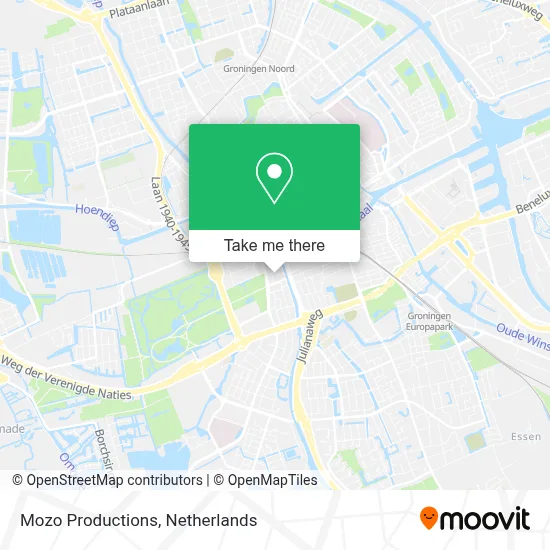 Mozo Productions map