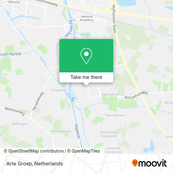 Arte Groep map