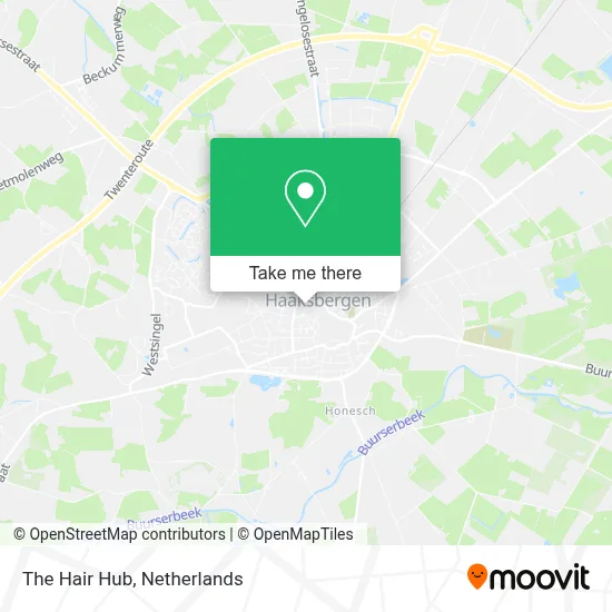 The Hair Hub map