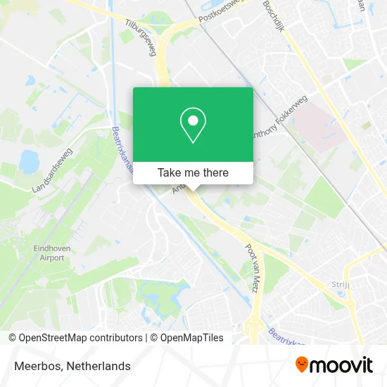Meerbos map