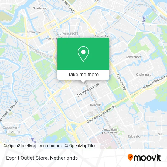 Esprit Outlet Store Karte