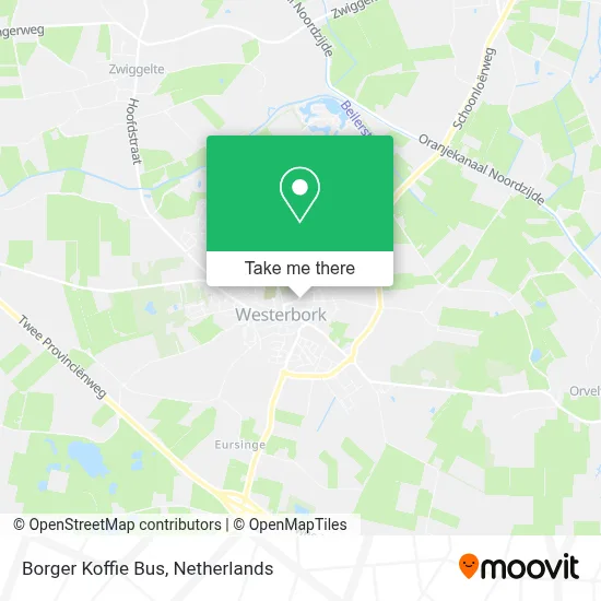 Borger Koffie Bus map