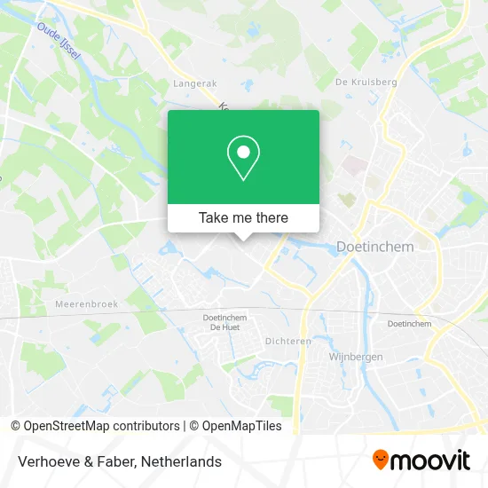 Verhoeve & Faber map