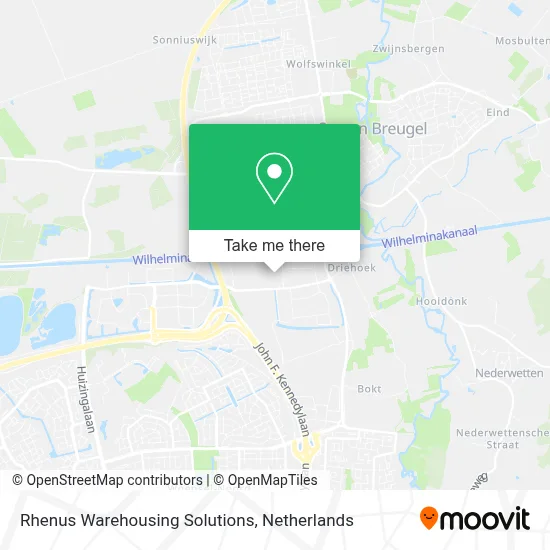 Rhenus Warehousing Solutions Karte