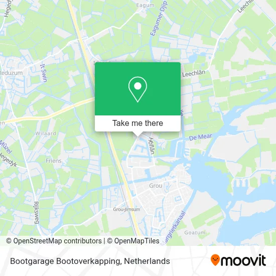 Bootgarage Bootoverkapping Karte