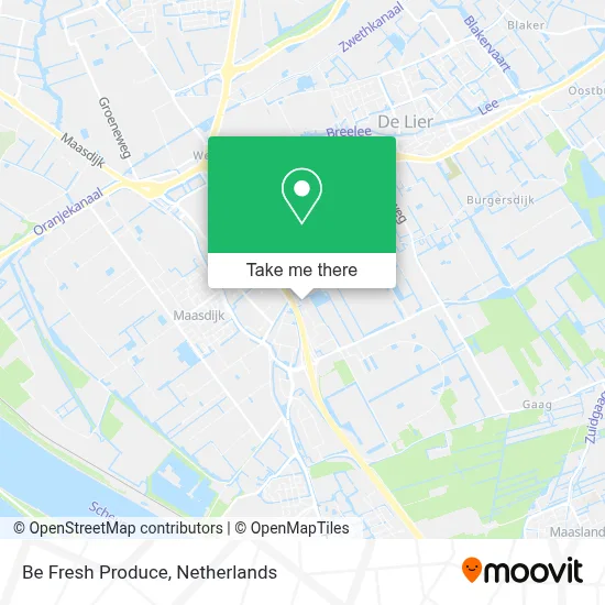 Be Fresh Produce map