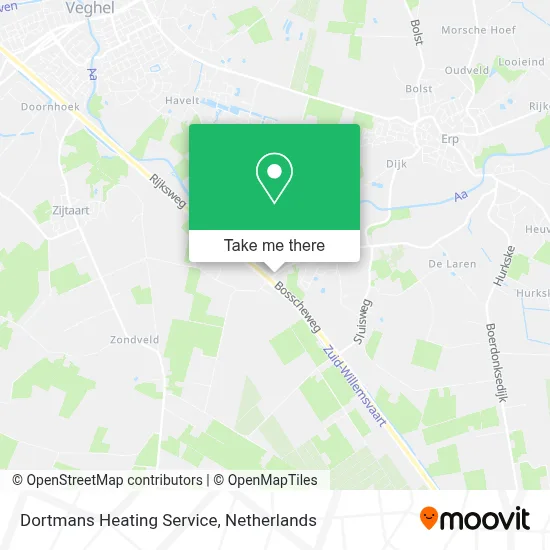 Dortmans Heating Service map