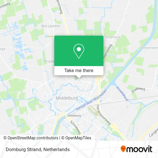 Domburg Strand map