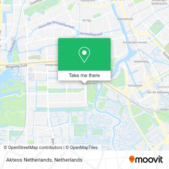 Akteos Netherlands map