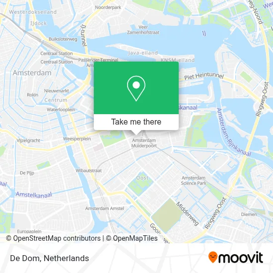 De Dom map