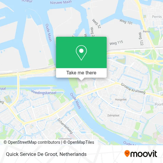 Quick Service De Groot map