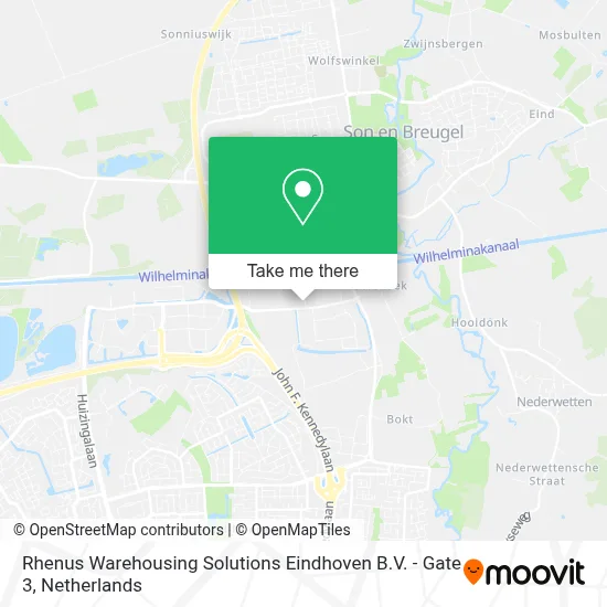 Rhenus Warehousing Solutions Eindhoven B.V. - Gate 3 map