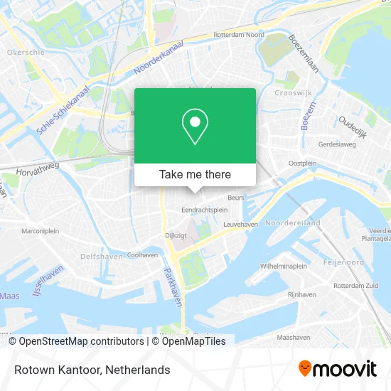 Rotown Kantoor map