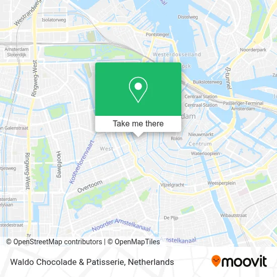 Waldo Chocolade & Patisserie map