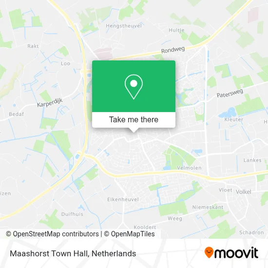 Maashorst Town Hall map